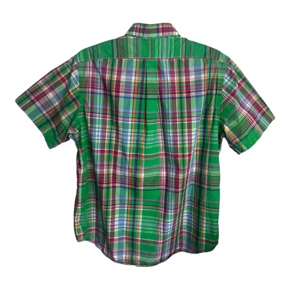 Polo Ralph Lauren XL Madras Plaid Casual Button Down - Picture 6 of 7